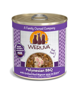 Weruva Classic Cat Food, Polynesian BBQ with Grilled Red Bigeye in Gravy, 10oz Can (Pack of 12)