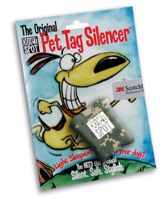 Quiet Spot Pet Tag Silencer (Camo)
