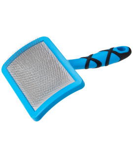 groom Professional curved Soft Slicker Pet grooming Brush - Large