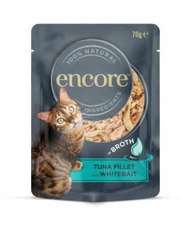 Encore cat Pouch Tuna and Whitebait 70 g (Pack of 16)