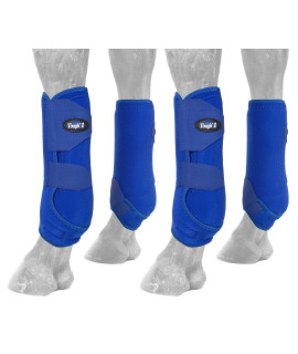 Tough 1 Extreme Vented Sport Boots Set, Royal Blue, Small
