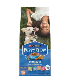 Purina Puppy Chow High Protein Dry Puppy Food, Complete With Real Chicken - 8.8 lb. Bag