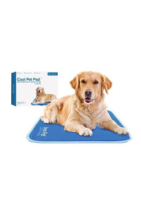 The Green Pet Shop Dog Cooling Mat, Large - Pressure Activated Pet Cooling Mat For Dogs, Sized For Large Dogs (46 - 80 Lb.) - Non-Toxic Gel, No Water or Electricity Needed for This Dog Cooling Pad