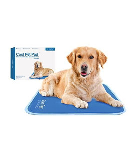 The Green Pet Shop Dog Cooling Mat, Large - Pressure Activated Pet Cooling Mat For Dogs, Sized For Large Dogs (46 - 80 Lb.) - Non-Toxic Gel, No Water or Electricity Needed for This Dog Cooling Pad