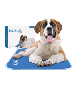 The Green Pet Shop Dog Mat, Extra Large - Pressure Activated Cooling Pad, (80 Plus Lb.) - Non-Toxic Gel, No Water or Electricity Needed for This XL Dog Mat