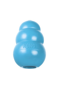 KONG - Puppy Toy Natural Teething Rubber - Fun to Chew, Chase and Fetch - for Extra Small Puppies - Blue