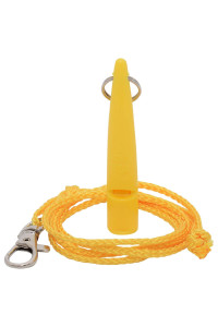 ZENDIX Acme 2105 Working Dog Whistle with Deluxe Safety Lanyard - Yellow