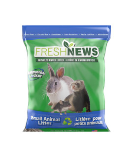 Fresh News Recycled Paper Small Animal Litter Bedding, 10 Liters