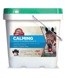 Formula 707 Calming Equine Supplement 10LB Bucket - 80 Servings - Anxiety Relief and Enhanced Focus for Horses - L-Tryptophan, Thiamine & Magnesium