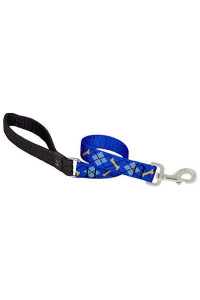 LupinePet Originals 1 Dapper Dog 2-Foot Traffic LeadLeash for Medium and Larger Dogs