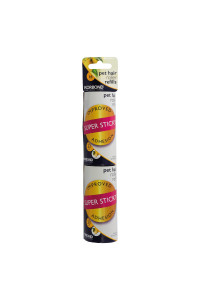 KORBOND 98m PET Safe Lint Roller Refills-Pack of 2 - 66 Sticky Pre-cut citrus Scented Sheets-Suitable for All Fabric Types-Leaves NO Residue, ef of 2 pk