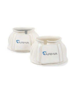 ARMA Over Reach Horse Bell Boots (White, cob)