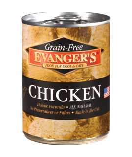 Evanger's Grain-Free Chicken for Dogs & Cats