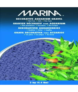 Marina Decorative Aquarium gravel, 2 Kg, Purple