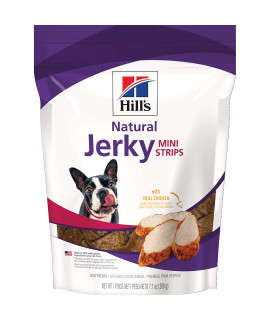 Hill's Natural Jerky Mini-Strips with Real Chicken Dog Treats, 7.1 oz. Bag
