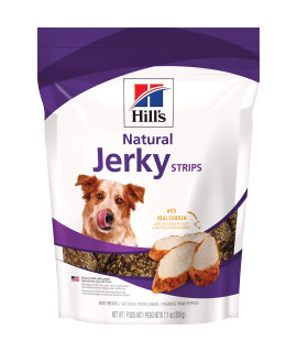Hill's Natural Jerky Strips with Real Chicken Dog Treats, 7.1 oz. Bag