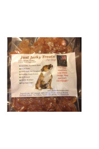 Natural Chicken Jerky Dog Treats - 1 Ingredient. USA Made. No Fillers. No Chemicals. 1lb.