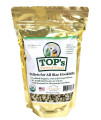 TOP's Parrot Food Pellets Hookbills, Small, Medium, Large Birds - Non-GMO, Peanut Soy & Corn Free, USDA Organic Certified - 1 lb / 453 g