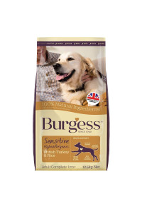 Burgess Sensitive Adult Dog Turkey and Rice 125 Kg