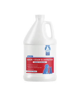 Unique Pet Odor and Stain Eliminator - 128 oz. Liquid Concentrate - Makes Over 10 Gallons Cleaner - Bio-enzymatic Formula Eliminates Old and New Pet Odors and Pet Stains (Packaging May Vary)