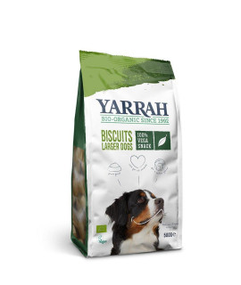 Yarrah Organic Dog Vegetarian Biscuits 500 g (Pack of 2)