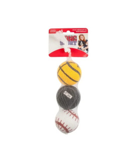 KONg - Sport Balls - Medium (3 Pack - Assorted)