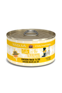 Weruva Cats in The Kitchen, Chicken Frick 'A Zee with Chicken Au Jus Cat Food, 3.2oz Can (Pack of 24)
