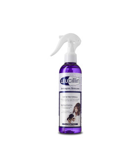 Leucillin Anti-Bacterial, Anti-Viral and Anti-Fungal Spray (250ml, Suitable for Use on all Mammals)