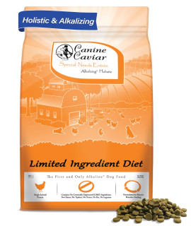 Canine Caviar Special Needs Dog Food - Limited Ingredient Alkaline Holistic Dog Food - Gluten Free, Premium for Older & Sensitive Stomach Dogs - for Skin & Coat - Chicken & Brown Rice - 4.4 lbs