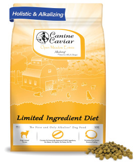 Canine Caviar Open Meadow Dog Food - Limited Ingredient Alkaline Holistic Dog Food - All Life Stages - Gluten Free, Ultra-Premium Dog Food - Healthy Skin & Coat - Lamb & Pearl Millet - 4.4 lbs