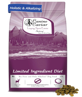 Canine Caviar Leaping Spirit Dog Food - Limited Ingredient Alkaline Holistic Dog Food - All Life Stages - Gluten Free, Ultra-Premium Dog Food - Healthy Skin & Coat - Venison & Pearl Millet - 4.4 lbs