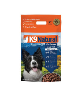 K9 Natural Freeze Dried Dog Food Beef 4lb