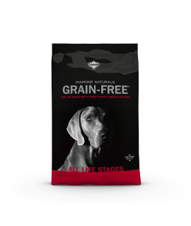 Diamond Naturals Grain Free Real Meat Recipe Premium Dry Dog Food With Real Pasture Raised Beef 5Lb
