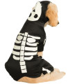 Rubie's Glow in The Dark Skeleton Hoodie Pet Costume, Large