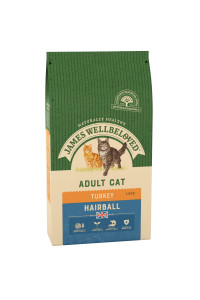 James Wellbeloved Dry cat Food Turkey and Rice Hairball 15kg