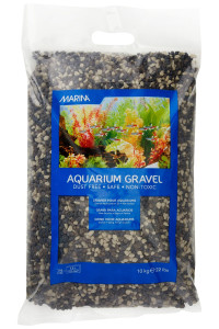 Marina Decorative Aquarium gravel, 10 Kg, greyBlack