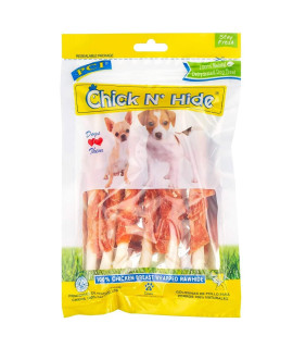 Pet Center, Inc. (PCI - Chick N?Hide - 6 Chicken Wrapped Rawhide Sticks