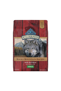Blue Buffalo Wilderness Rocky Mountain Recipe High Protein, Natural Adult Dry Dog Food, Red Meat 10-lb