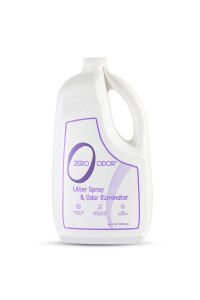 Zero Odor - Litter Odor Eliminator - Patented Molecular Technology - Pet Safe & Works on all types of litter, 64oz Refill