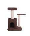 Armarkat F3005 Carpeted Real Wood Cat Tree Condo, Kitten Activity Tree, Brown