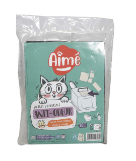 Aime Anti-Odour Filters for cat Litter Boxes - Pack of 3