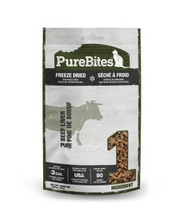 PureBites Beef Liver for Cats, 1.55oz / 44g - Value Size