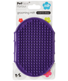 Petface grooming Mitt, Purple