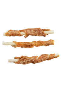 Pet Center Chick n' Hide Dog Treats, Chicken Breast Wrapped Rawhide Sticks, 6 Per Pack - Bulk 72 Pack