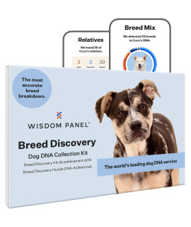 Wisdom Panel Dog DNA Test Kit - canine Breed Identification and Ancestry Information