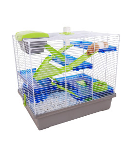 Pico XL Silver & green - Hamster & Small Animal Homecage