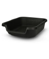 PuppyGoHere Dog Litter Box, Blacksmith Black Color, Small Size, Durable & Pet Safe Puppy Litter Box, Indoor Open Top Entry Dog Litter Pan, Comfortable for Dogs, Great for Small Dogs up to 6 lbs