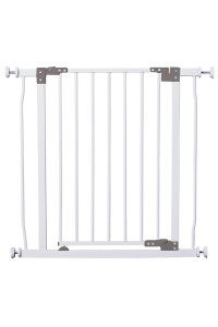 Dreambaby Liberty Baby Safety Gate - with Smart Stay Open Feature - Fits Openings 29.5-33 inches Wide - White - Model L854