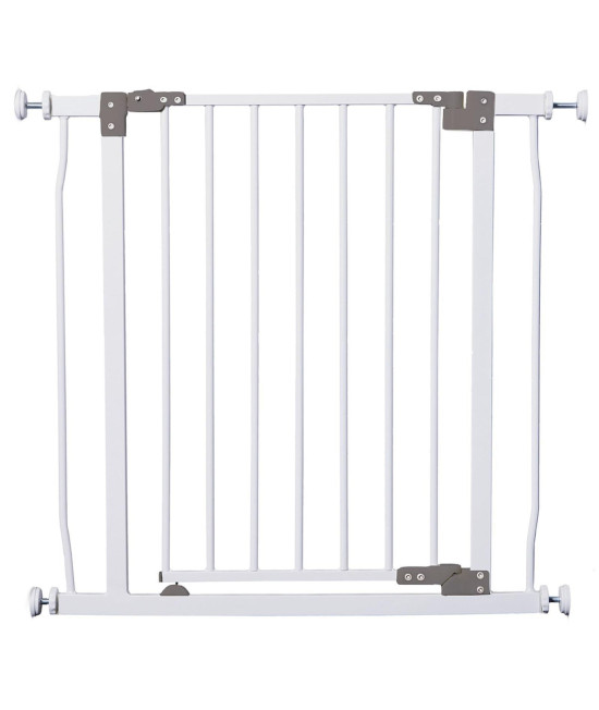 Dreambaby Liberty Baby Safety Gate - with Smart Stay Open Feature - Fits Openings 29.5-33 inches Wide - White - Model L854