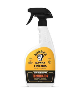 BUBBAS Super Strength Enzyme Cleaner - Pet Odor Eliminator - Carpet Stain Remover - Remove Dog & Cat Urine Odor from Mattress, Sofa, Rug, Laundry, Hardwood Floors and More. Puppy Training Supplies